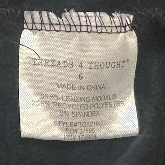 Black Soft Pullover Sweatshirt sz 6 - Picture 4 of 5